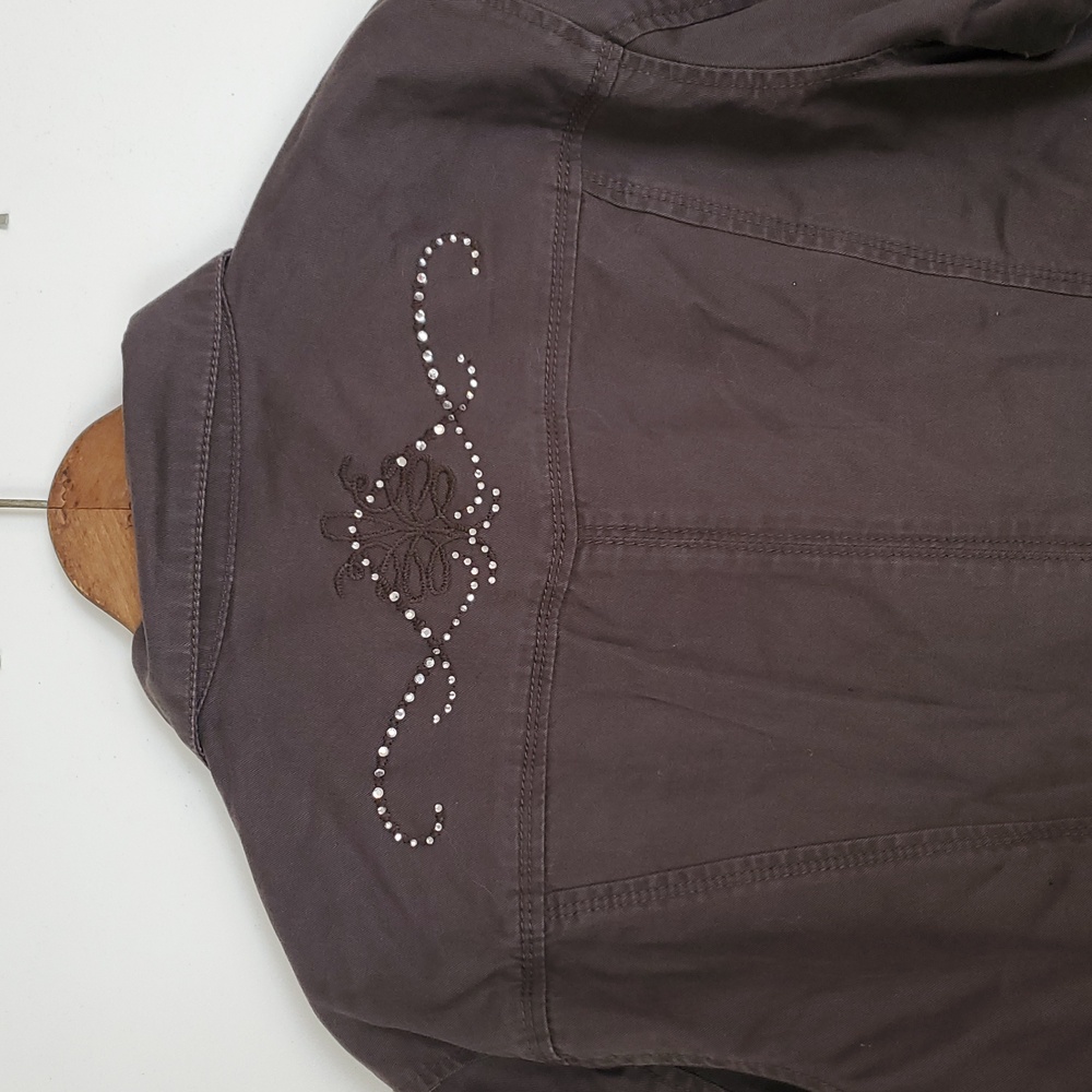 Chico's Chelsea Cotton Pacie Jacket Alamo Size 3 Womens - Picture 13 of 14